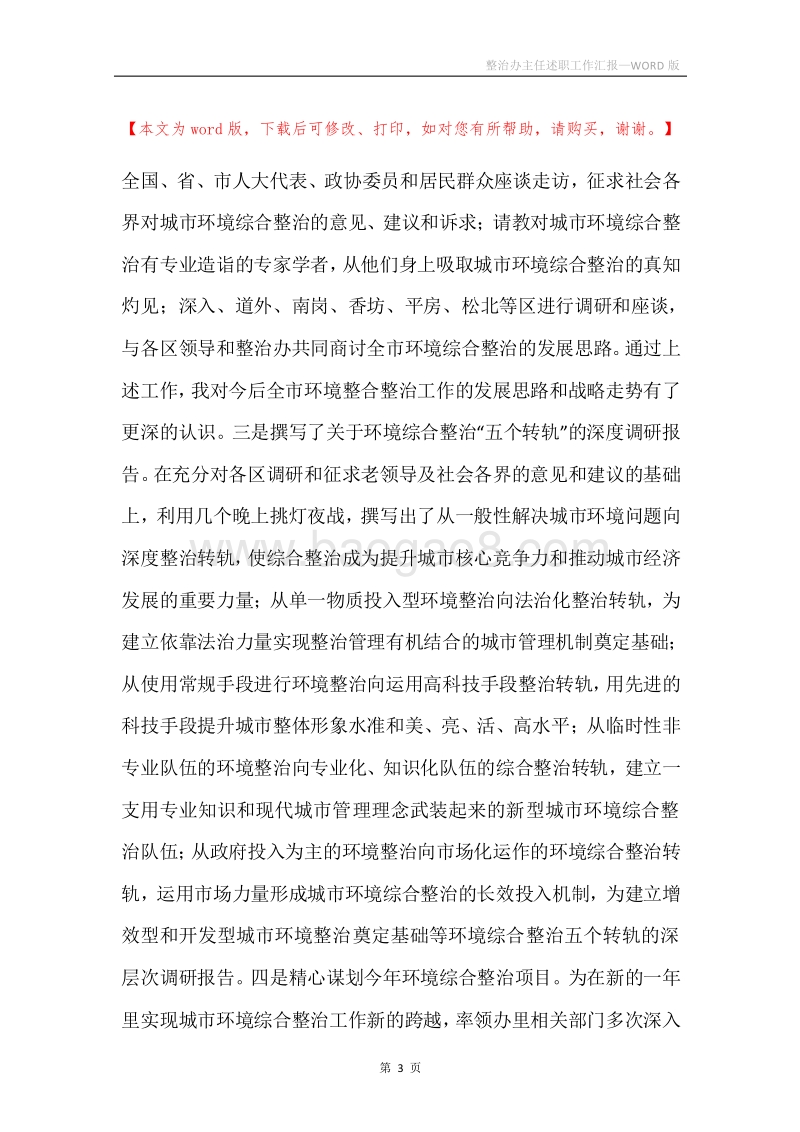 整治办主任述职工作汇报.docx_第3页