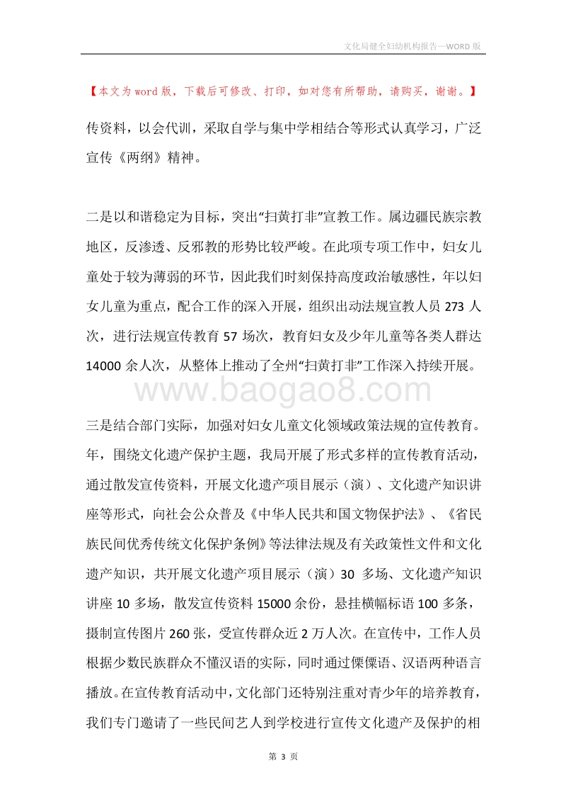 文化局健全妇幼机构报告.docx_第3页