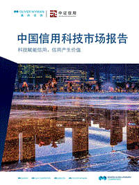 中国信用科技市场报告.pdf