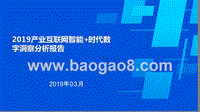 2019产业互联网智能+时代数字洞察分析报告.pptx