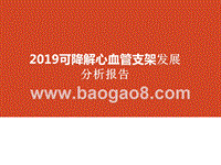2019可降解心血管支架发展分析报告.pptx