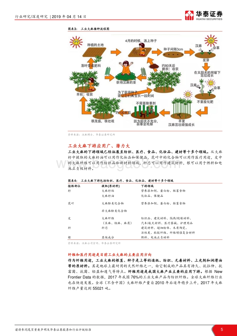 工业大麻行业报告：行业政策东风起，工业大麻犹可期.pdf_第5页