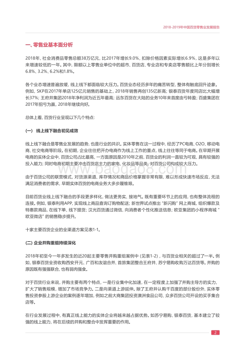 2018-2019年中国百货零售业发展报告.pdf_第5页