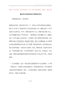 镇长在全县经济运行调度会发言.docx