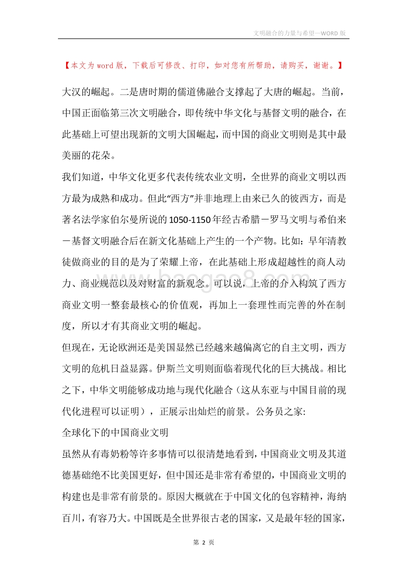 文明融合的力量与希望.docx_第2页