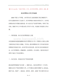 全乡矿管办上年工作总结.docx