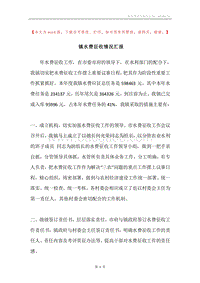 镇水费征收情况汇报.docx