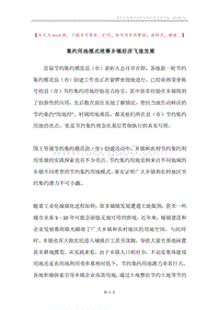 集约用地模式统筹乡镇经济飞速发展.docx