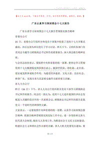 广东认真学习深刻领会十七大报告.docx