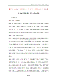 在盐城美纶纱业公司开业庆典致辞.docx