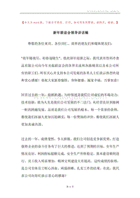 新年联谊会领导讲话稿.docx