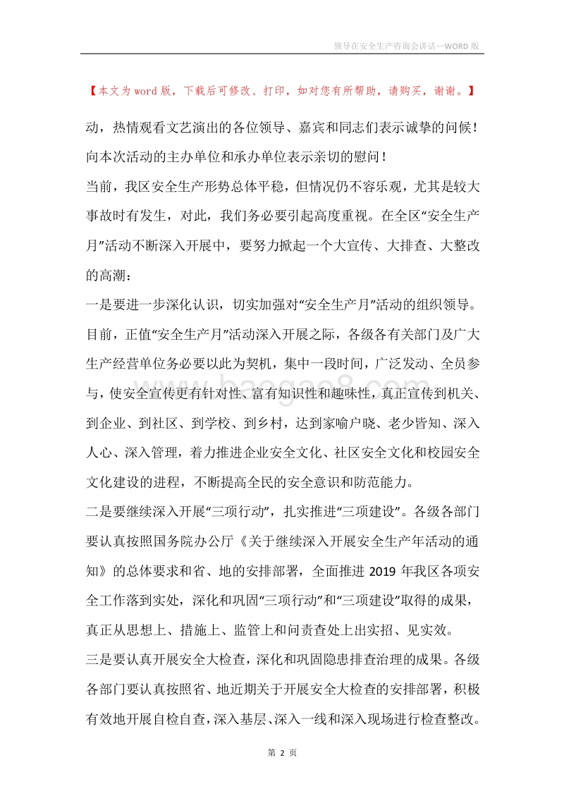 领导在安全生产咨询会讲话.docx_第2页