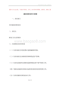 建设局财务审计章程.docx