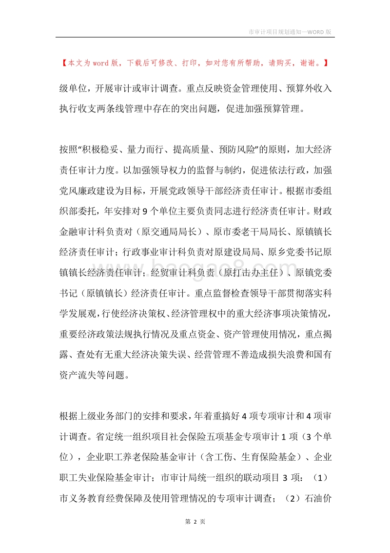市审计项目规划通知.docx_第2页