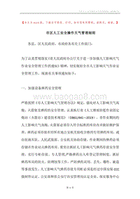 市区人工安全操作天气管理细则.docx
