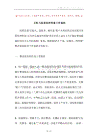 正行风促服务树形象工作总结.docx