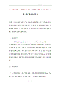 安全生产实施状况通告.docx