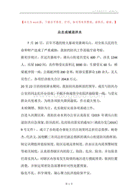众志成城退洪水.docx