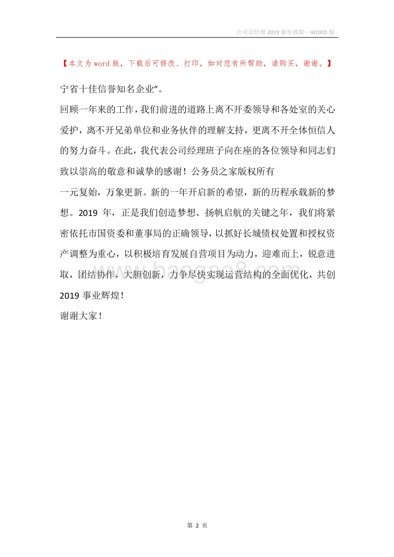 公司总经理2019新年致辞.docx_第2页