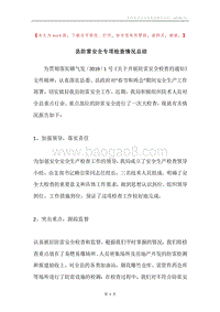 县防雷安全专项检查情况总结.docx