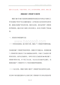 某镇实施“三项制度”汇报材料.docx