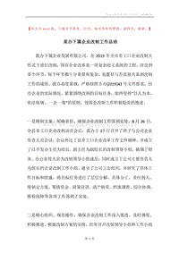 某办下属企业改制工作总结.docx