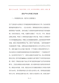 县生产中心年度工作总结.docx