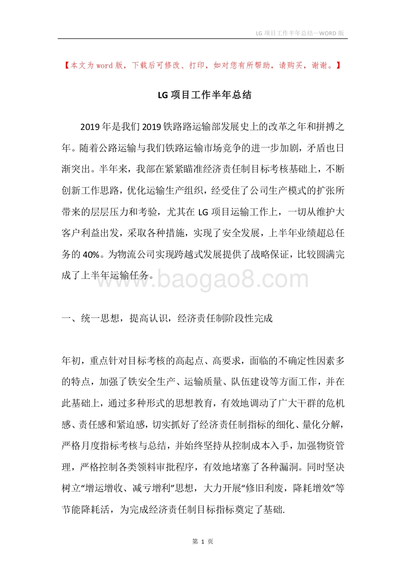 LG项目工作半年总结.docx_第1页