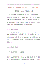 县供销联合社2019年上年工作总结.docx