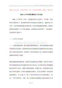 2019上半年度防震减灾工作总结.docx