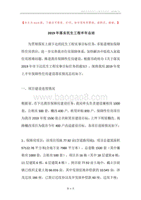2019年落实民生工程半年总结.docx