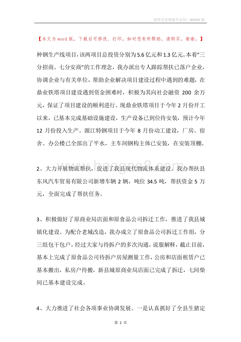 商贸办发展提升总结.docx_第2页