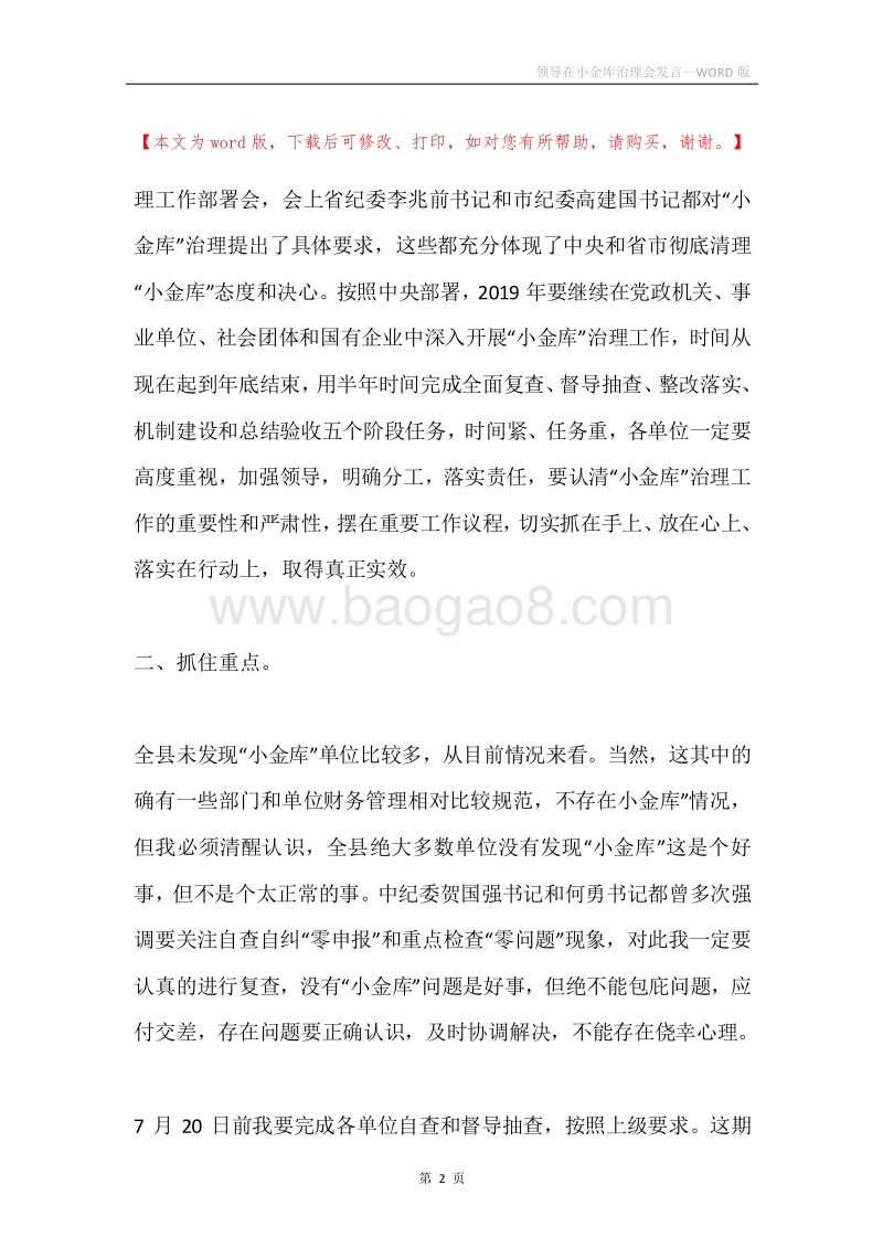 领导在小金库治理会发言.docx_第2页