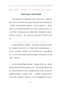 贯彻电专委会工作要点讲话稿.docx
