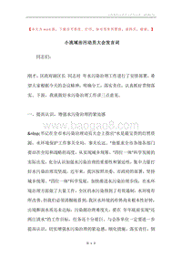 小流域治污动员大会发言词.docx