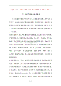 护士神经内科半年实习鉴定.docx