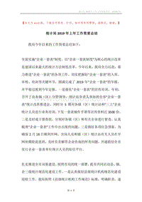统计局2019年上年工作简要总结.docx