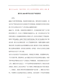 副市长2019春节安全生产电视讲话.docx