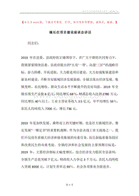 镇长在项目建设座谈会讲话.docx