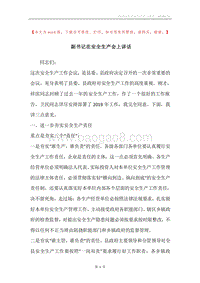副书记在安全生产会上讲话.docx