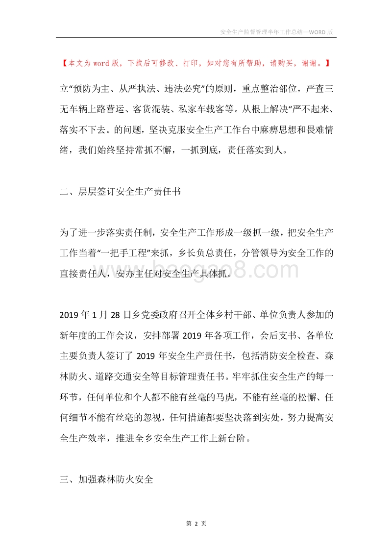 安全生产监督管理半年工作总结.docx_第2页