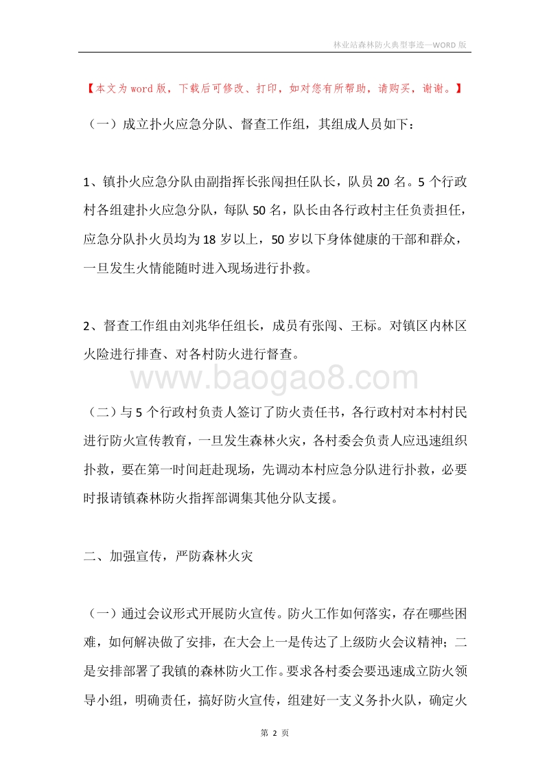 林业站森林防火典型事迹.docx_第2页