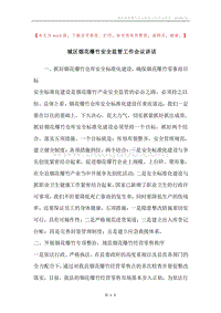 城区烟花爆竹安全监管工作会议讲话_1.docx