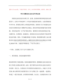 审计局整治社会安全年终总结.docx