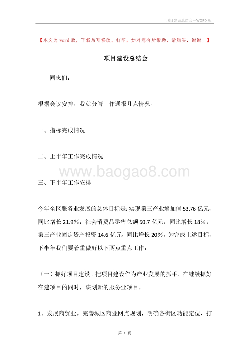 项目建设总结会.docx_第1页