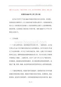 农保局2019年上年工作小结.docx