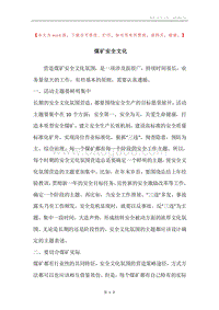 煤矿安全文化.docx