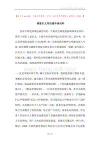 城管队文明创建申报材料.docx