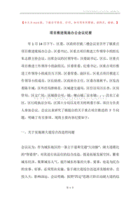 项目推进现场办公会议纪要.docx