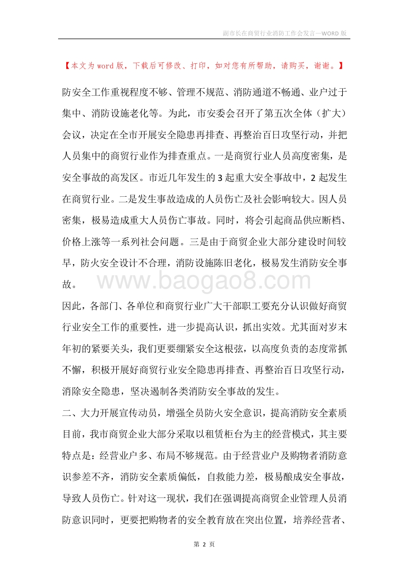 副市长在商贸行业消防工作会发言.docx_第2页